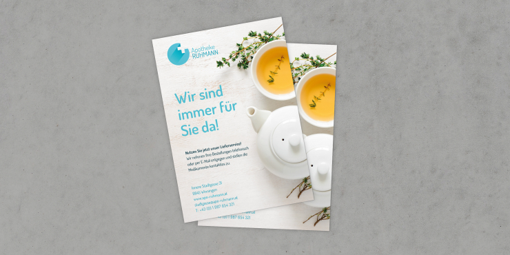 klassische Flyer bedruckt