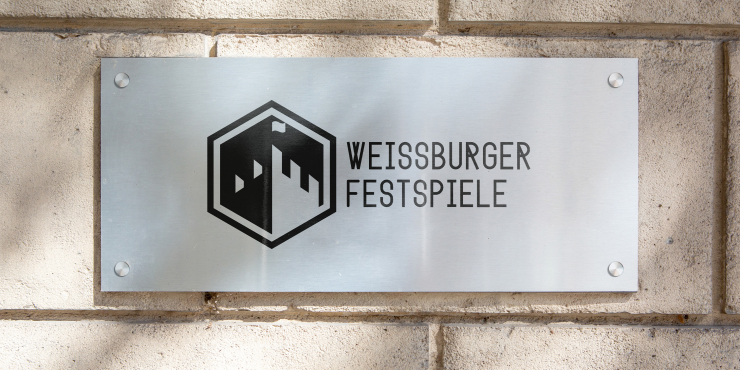 bedrucktes Aluminiumschild
