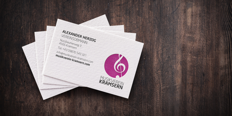 Letterpress-Visitenkarten auf Baumwollkarton