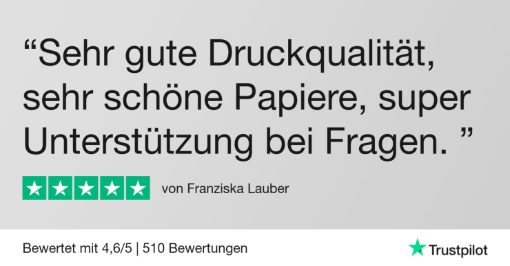 Kundenbewertung von Trustpilot