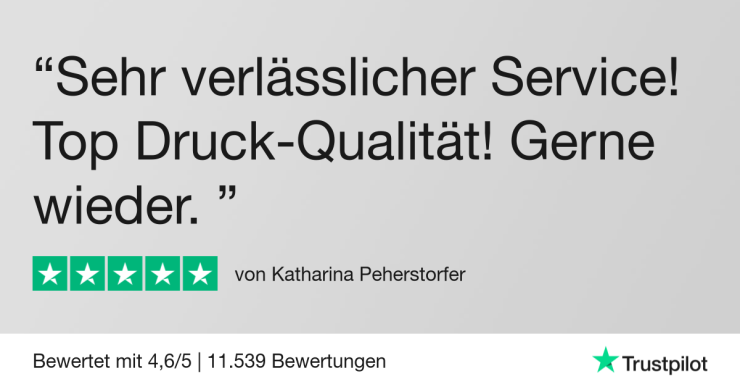 Kundenbewertung von Trustpilot