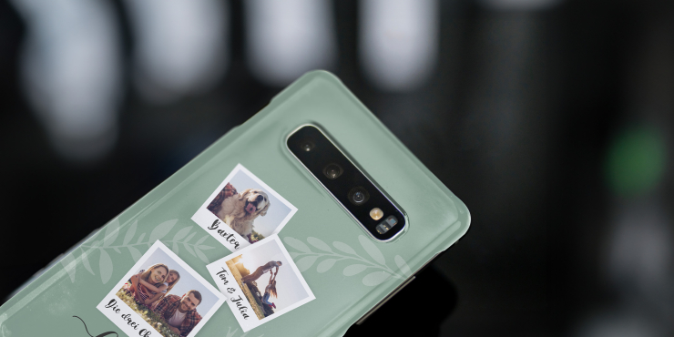 Personalisierte Samsung Handhülle mit Fotos bedruckt