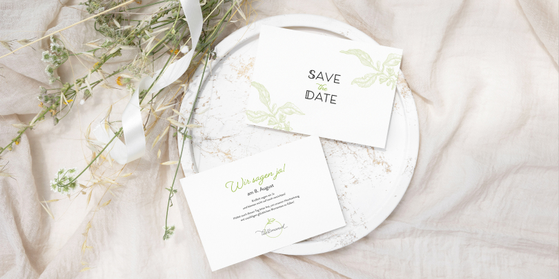 bedruckte unpersonalisierte Postkarten