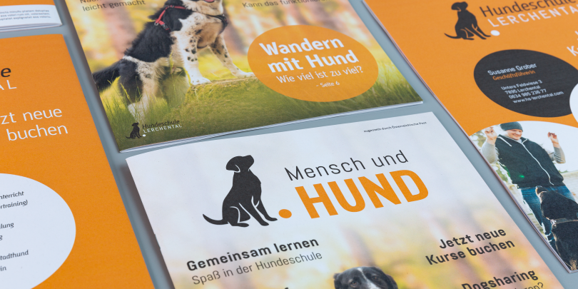 bedruckte Broschüren aus Recyclingpapier